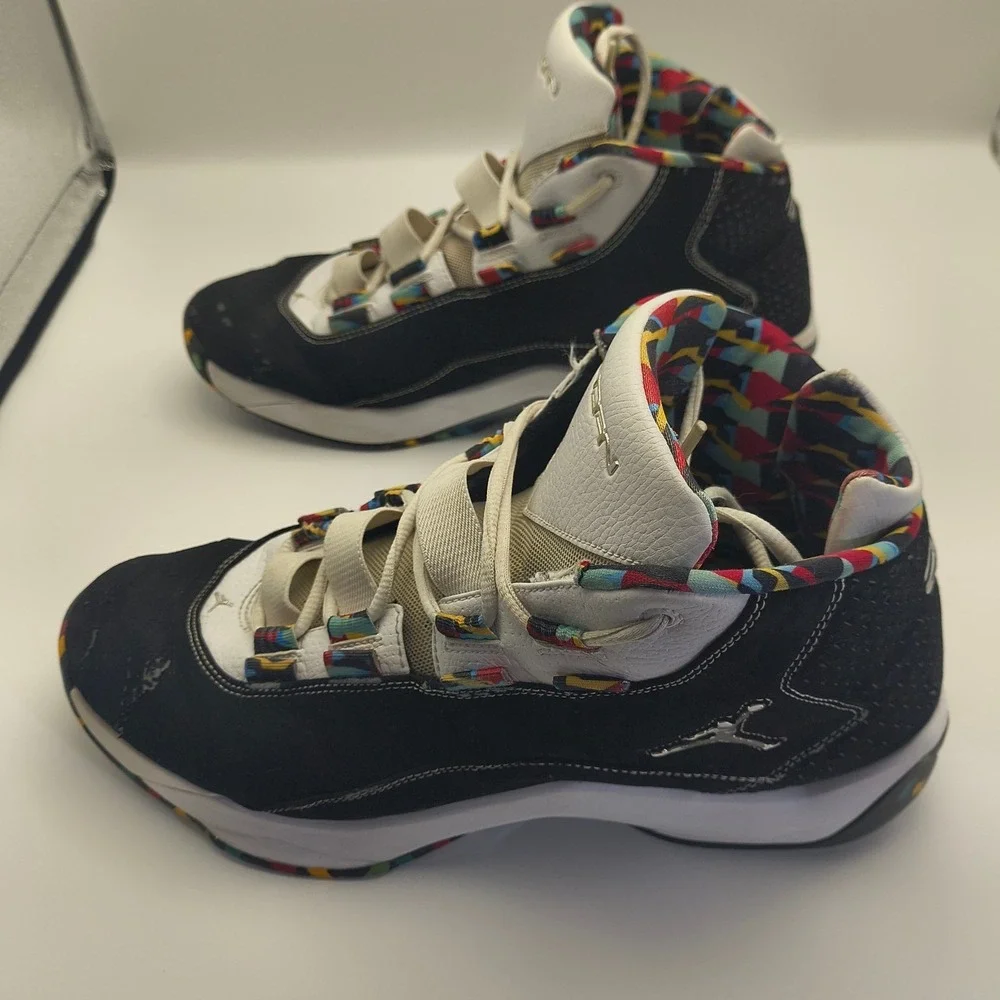 Jordan Rising Star Black‎ White Multicolor 316337-106 Mens 13 Basketball Shoes
